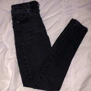 Dark grey topshop jeans. Size 24